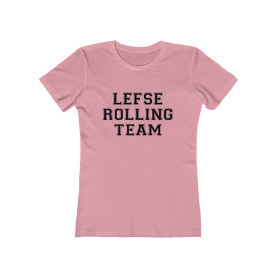 Lefse Rolling Team Women's Fit T-Shirt Scandinavian Design Studio