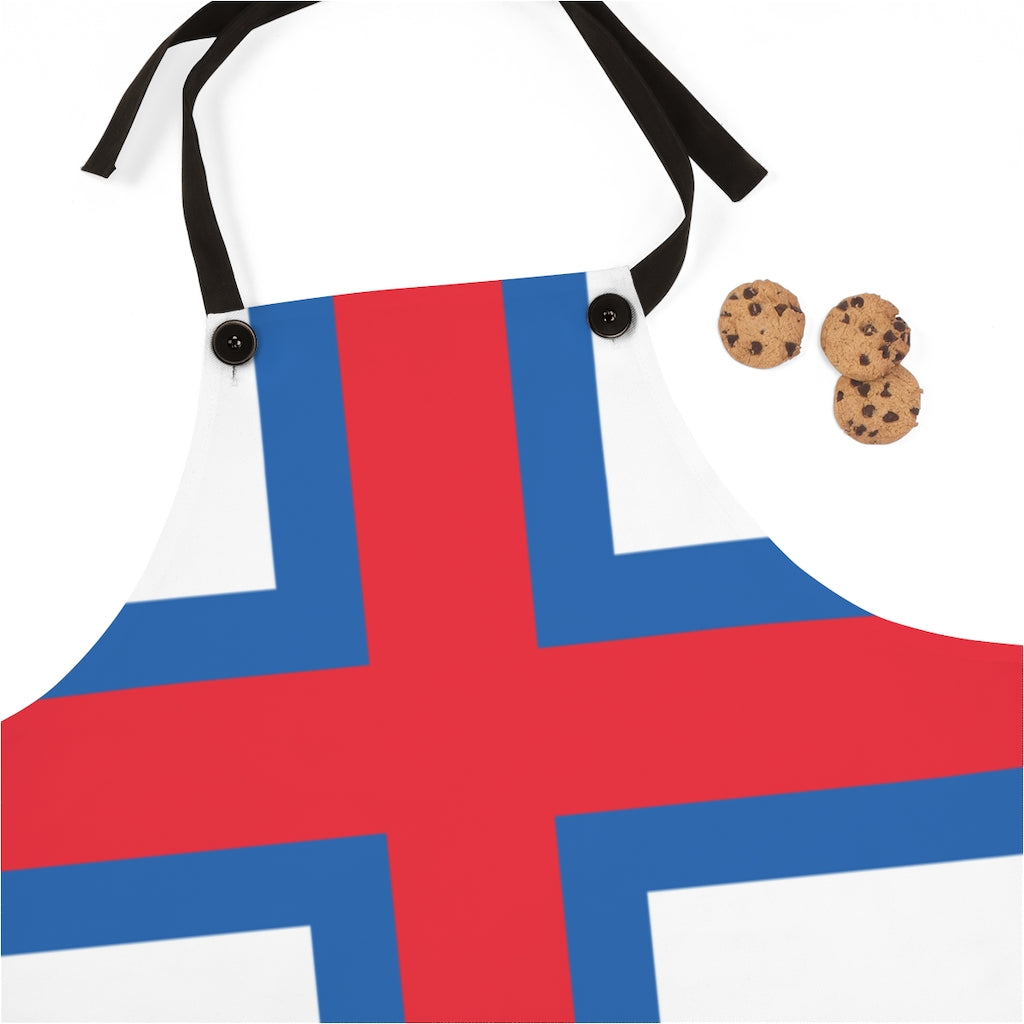 Faroese Flag Apron Scandinavian Design Studio