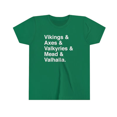 Viking Life Kids T-Shirt Scandinavian Design Studio