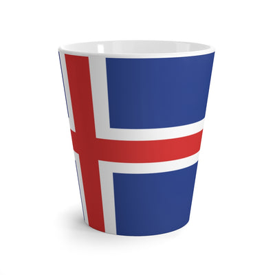 Icelandic Flag Latte Mug Scandinavian Design Studio