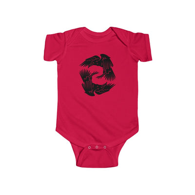 Odin's Ravens Baby Bodysuit Scandinavian Design Studio