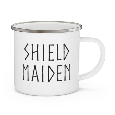 Shield Maiden Enamel Camping Mug Scandinavian Design Studio