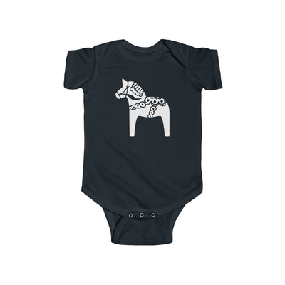 Swedish Horse Baby Bodysuit Scandinavian Design Studio
