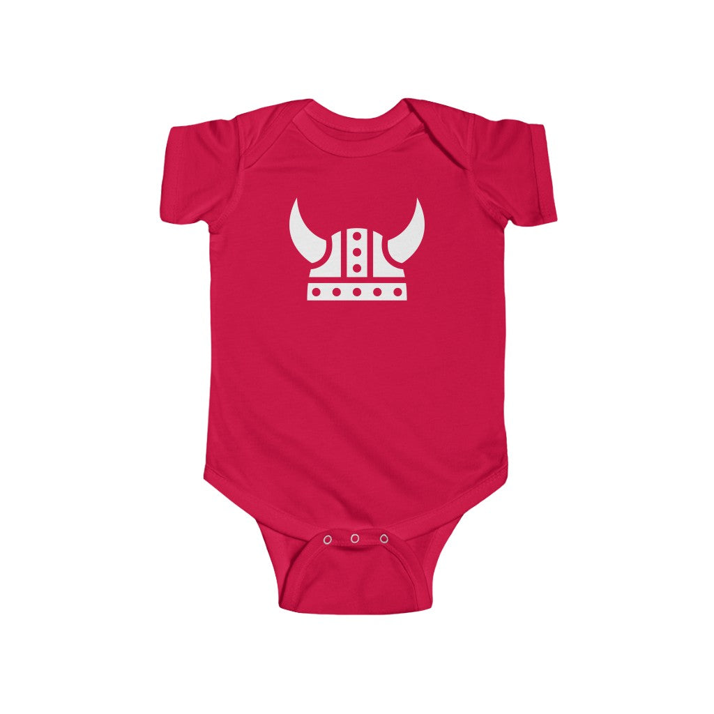 Viking Helmet Baby Bodysuit Scandinavian Design Studio