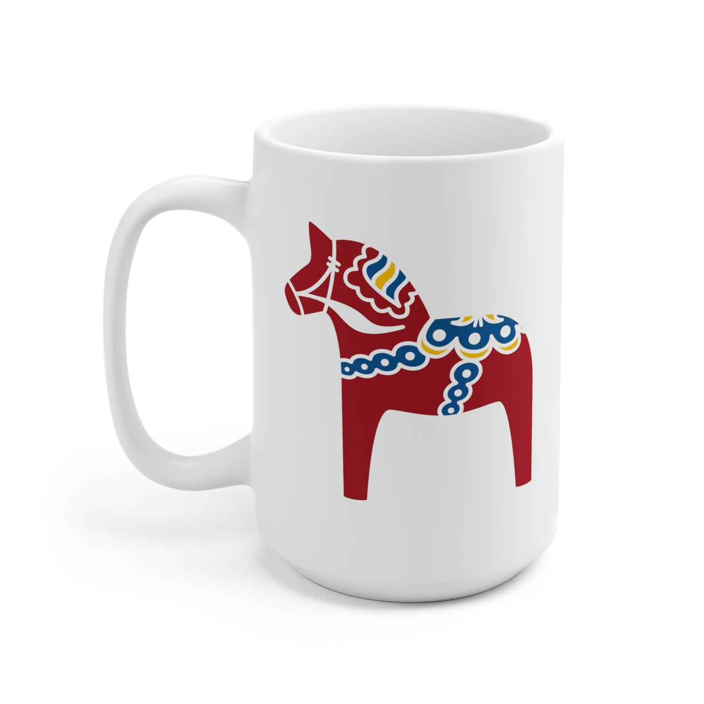 Traditional Dala Horse Mug Scandinavian Design Studio