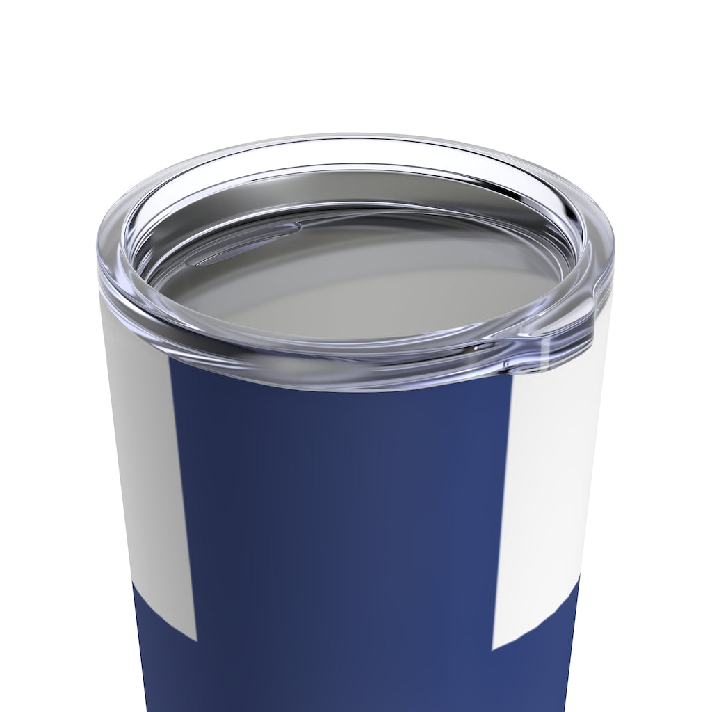 Finnish Flag 20 oz Insulated Tumbler Scandinavian Design Studio