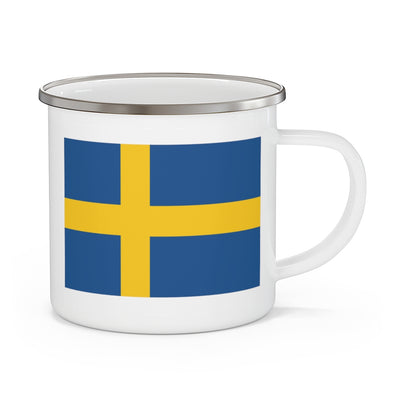 Swedish Flag Camping Mug - Scandinavian Design Studio