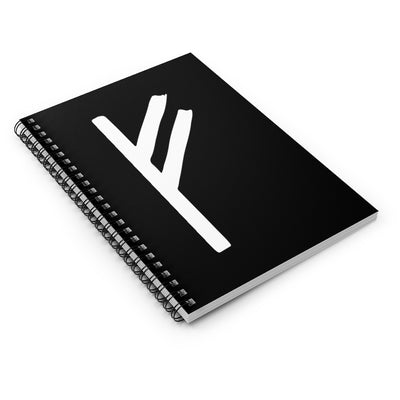 Fehu (Wealth) Viking Rune Spiral Notebook Scandinavian Design Studio