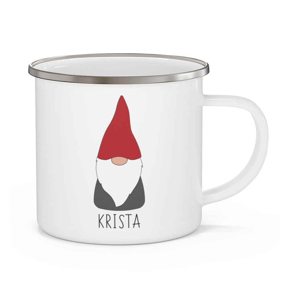 Personalized Scandinavian Gnome Camping Mug - Scandinavian Design Studio