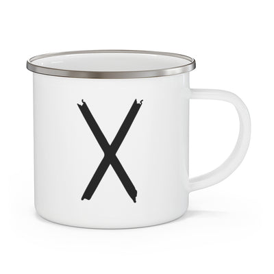 Gebo (Gift) Viking Rune Enamel Camping Mug Scandinavian Design Studio
