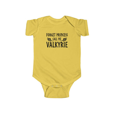 Forget Princess Call My Valkyrie Baby Bodysuit Scandinavian Design Studio