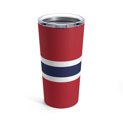 Norwegian Flag 20 oz Insulated Tumbler Scandinavian Design Studio
