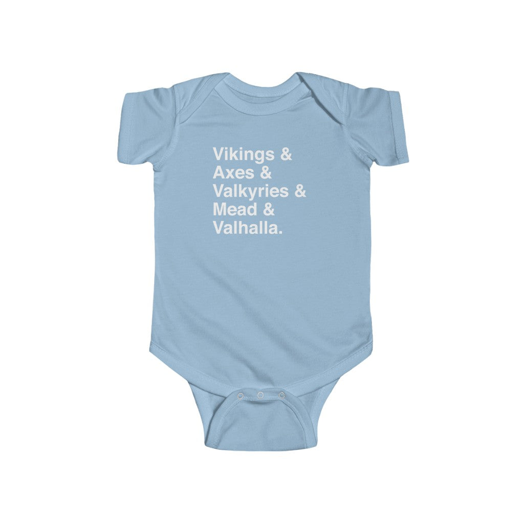 Viking Life Baby Bodysuit Scandinavian Design Studio