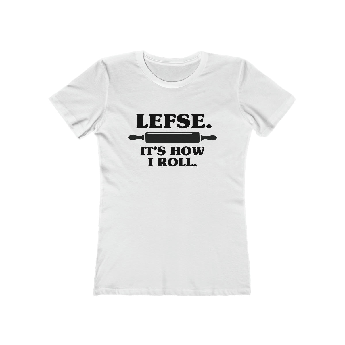 Lefse It's How I Roll Women's Fit T-Shirt Scandinavian Design Studio