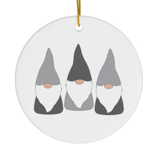 Scandinavian Gnomes Ornament Scandinavian Design Studio