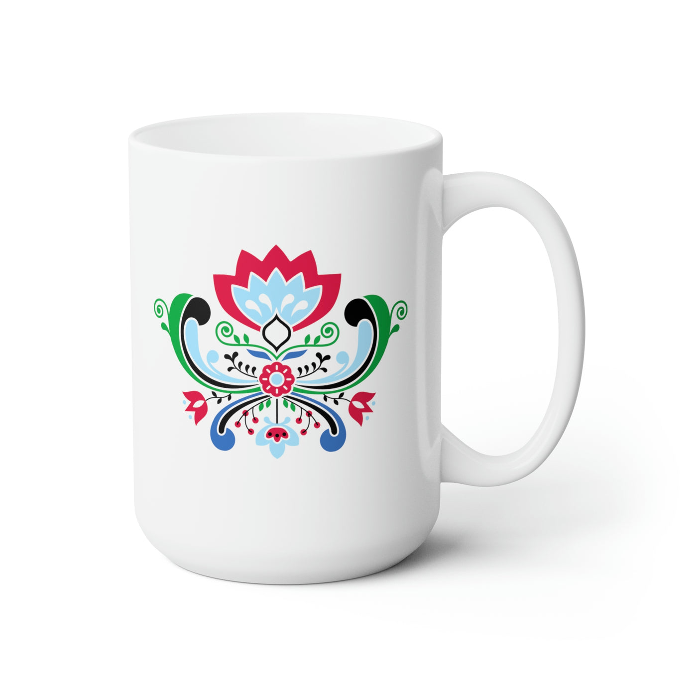 Midsummer Rosemaling Mug