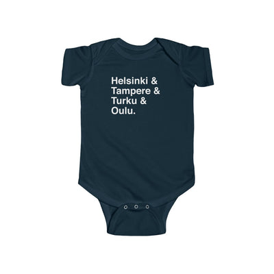 Cities Of Finland Baby Bodysuit Scandinavian Design Studio
