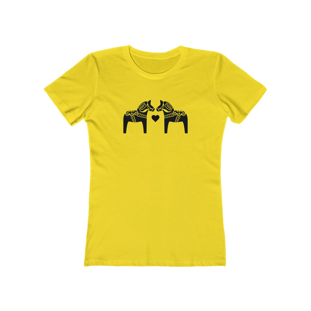 Dala Horse Women's Fit T-Shirt Scandinavian Design Studio