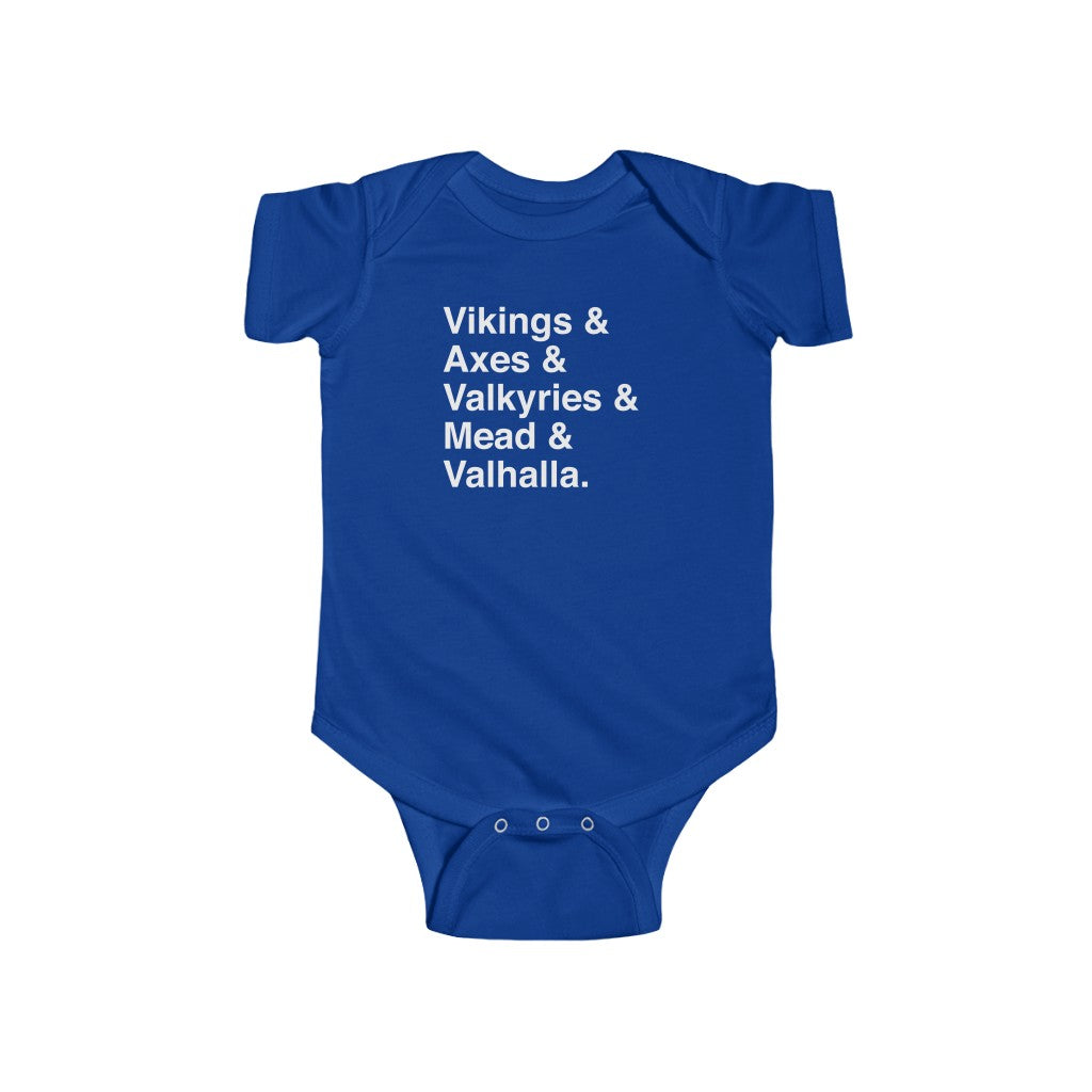 Viking Life Baby Bodysuit Scandinavian Design Studio