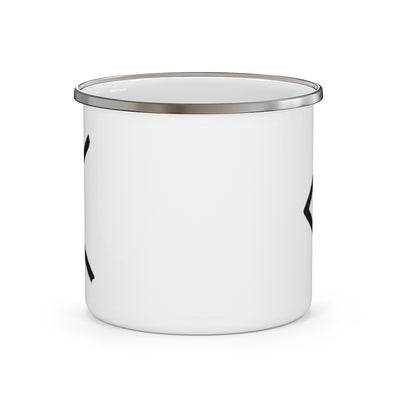 Kenaz (Light) Viking Rune Enamel Camping Mug Scandinavian Design Studio