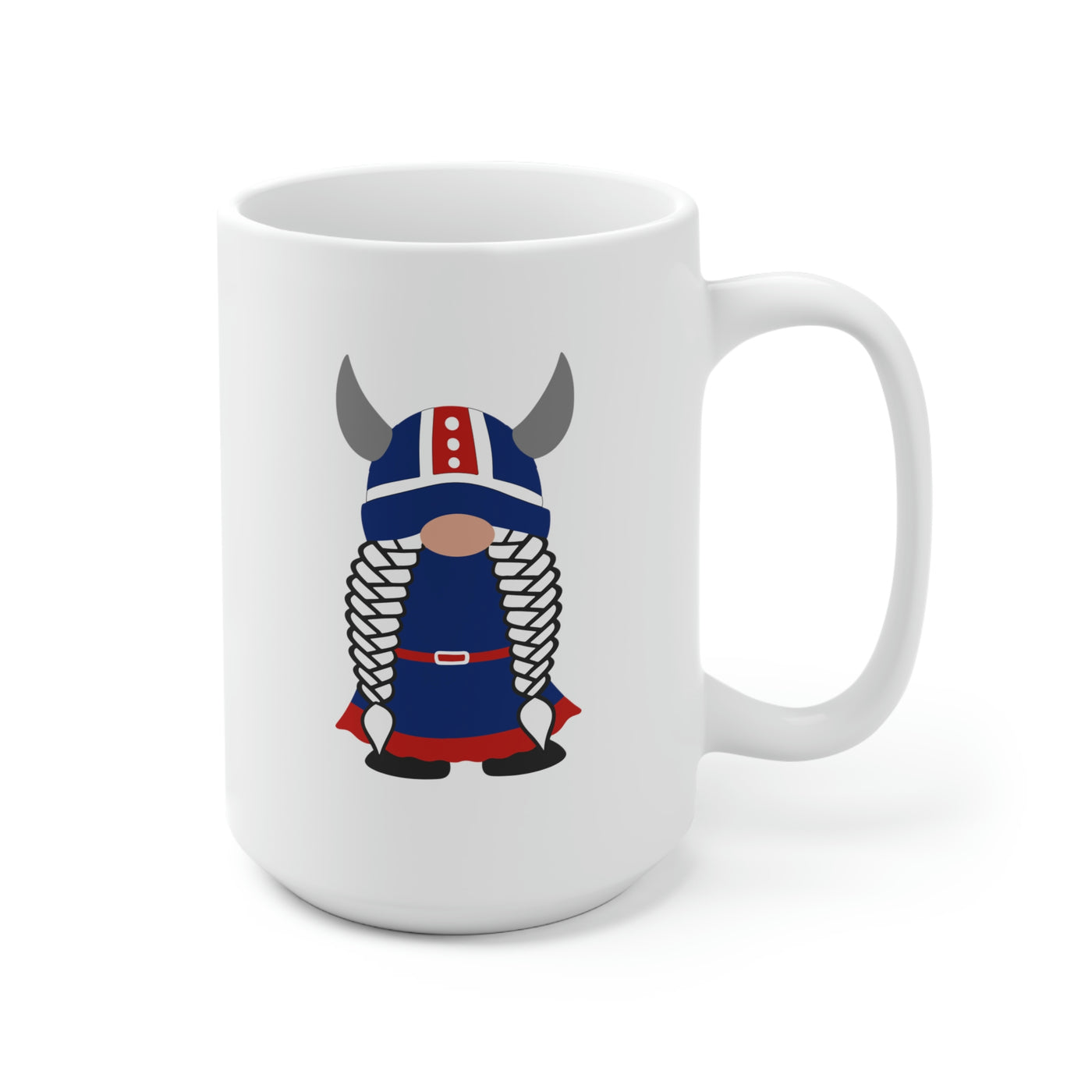 Icelandic Viking Girl Gnome Mug Scandinavian Design Studio