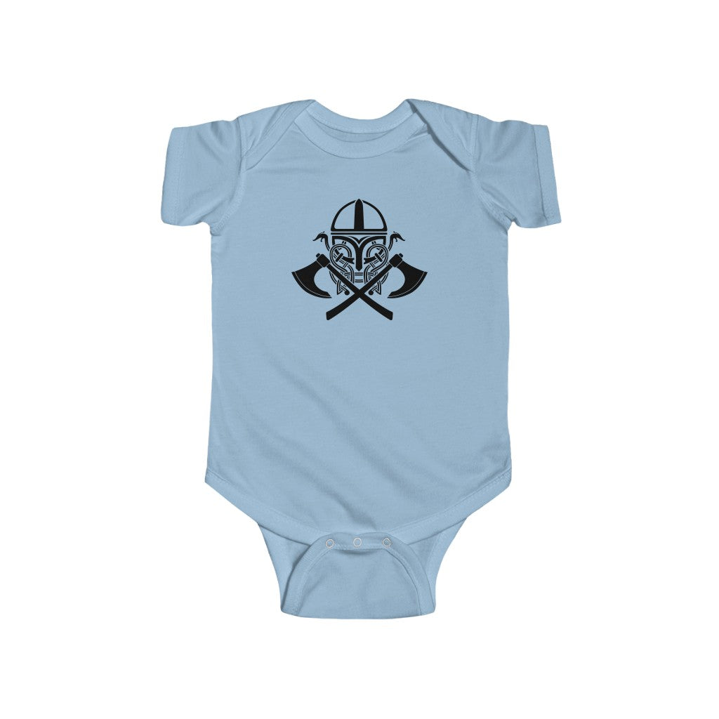 Viking Battle Gear Baby Bodysuit Scandinavian Design Studio
