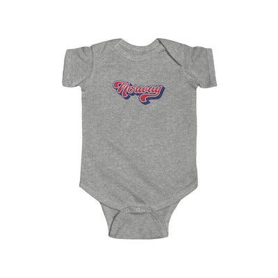 Retro Norway Baby Bodysuit Scandinavian Design Studio