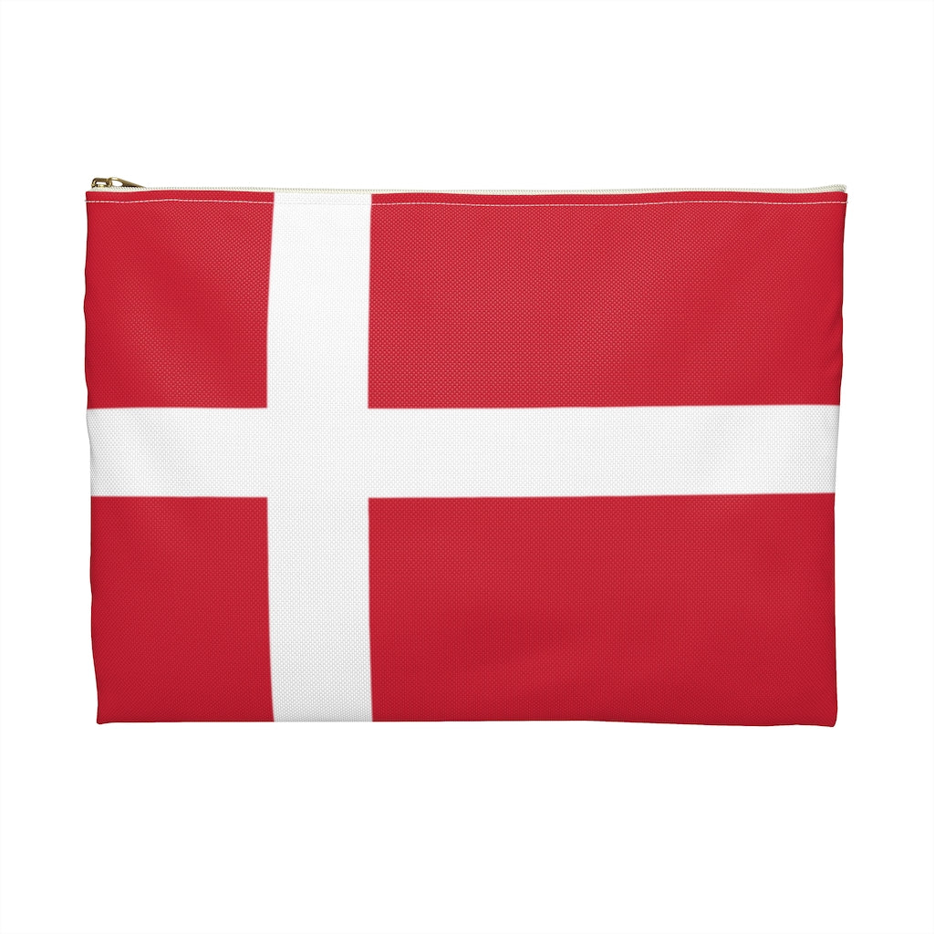 Danish Flag Accessory Pouch - Scandinavian Design Studio