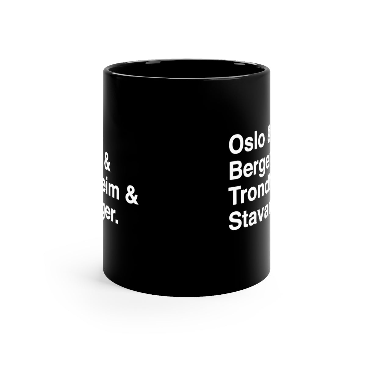 Cities Of Norway Mug Scandinavian Design Studio