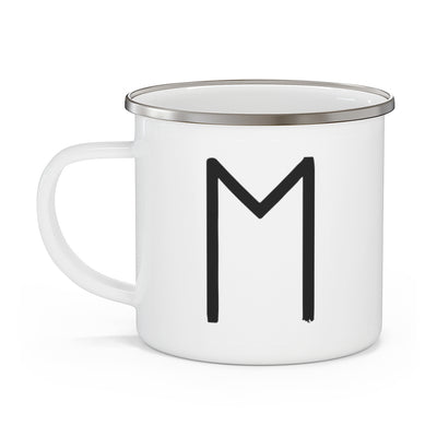 Ehwaz (Horse) Viking Rune Enamel Camping Mug Scandinavian Design Studio