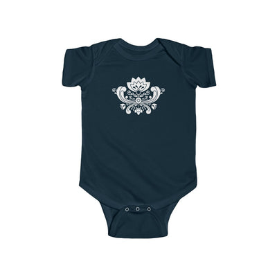 Rosemaling Baby Bodysuit Scandinavian Design Studio