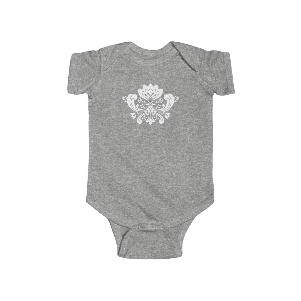 Rosemaling Baby Bodysuit Scandinavian Design Studio