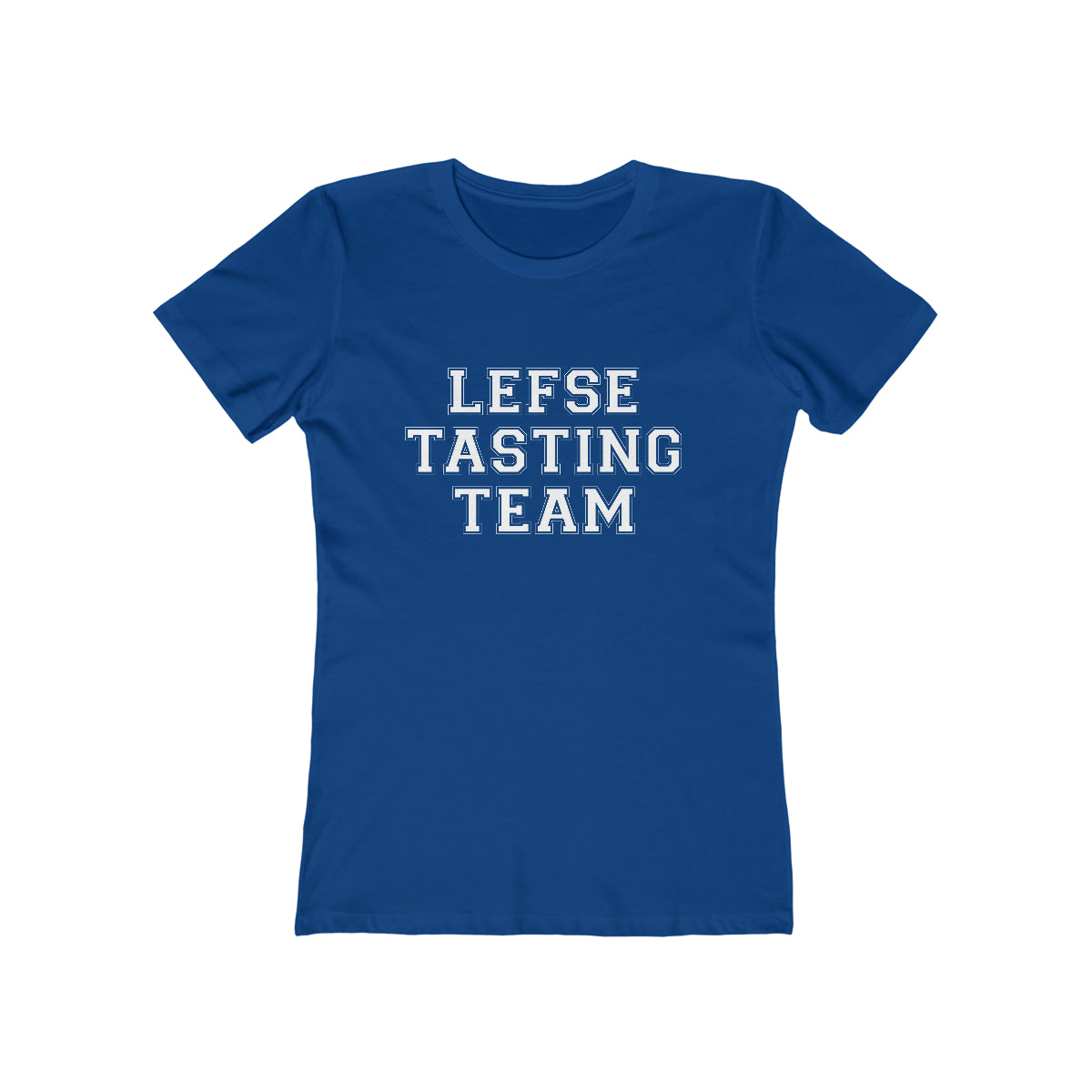 Lefse Tasting Team Women's Fit T-Shirt Scandinavian Design Studio