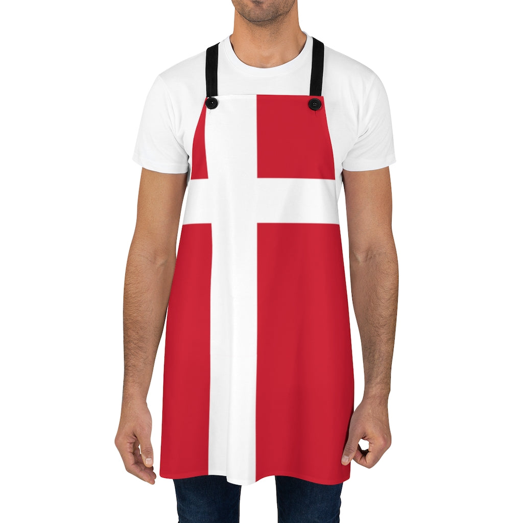 Danish Flag Apron Scandinavian Design Studio
