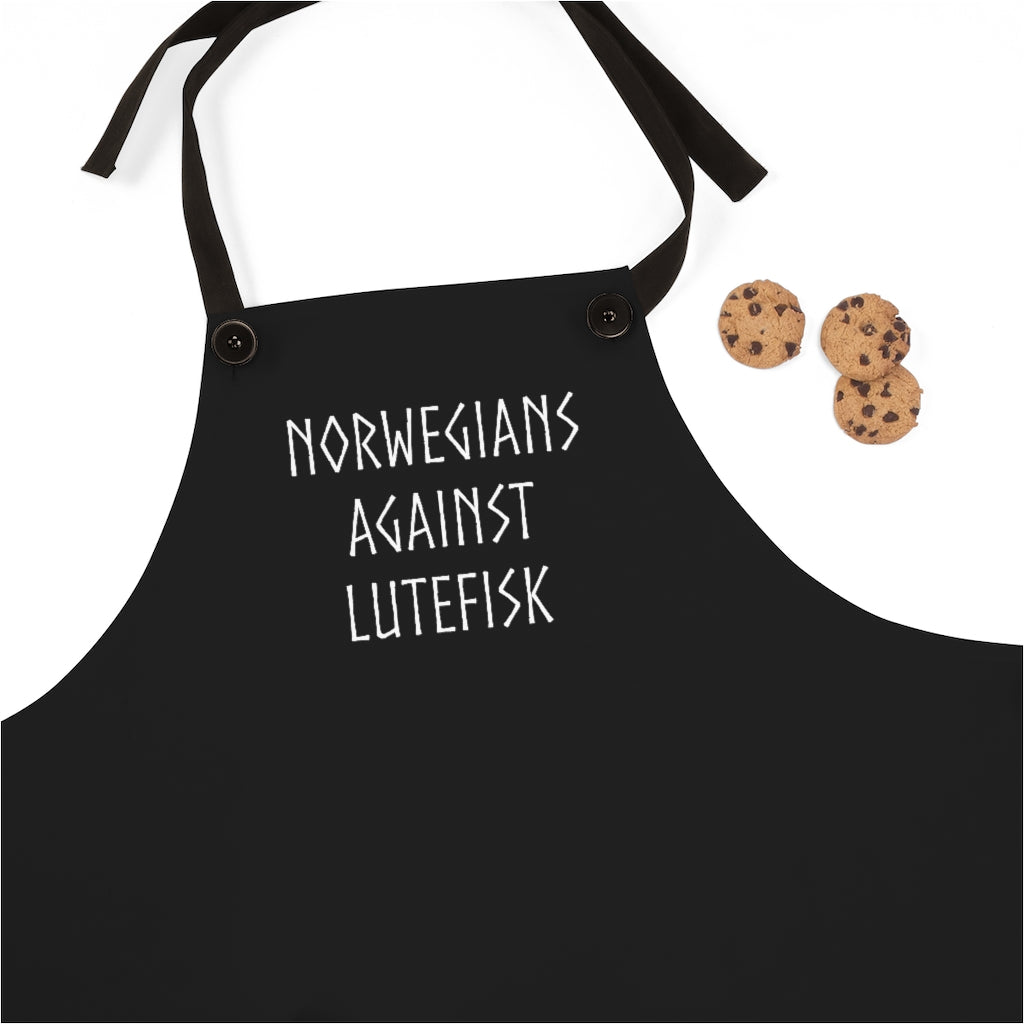 Norwegians Against Lutefisk Apron Scandinavian Design Studio