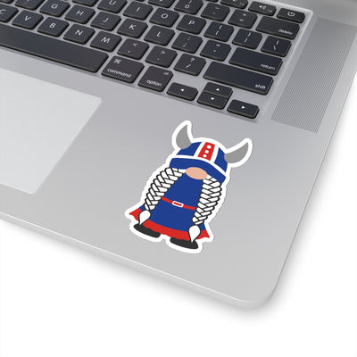 Icelandic Viking Girl Gnome Sticker Scandinavian Design Studio