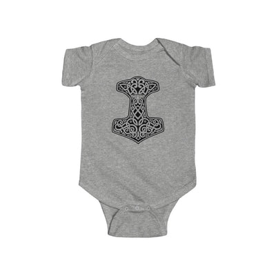 Thor's Hammer Mjolnir Baby Bodysuit Scandinavian Design Studio