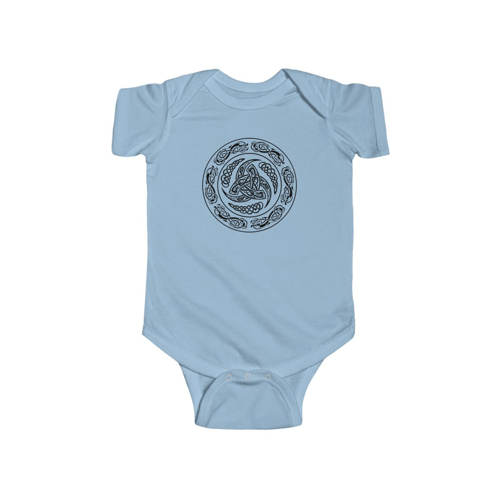 Viking Shield Baby Bodysuit Scandinavian Design Studio