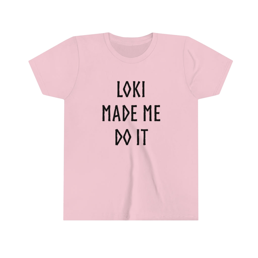 Loki Made Me Do It Kids T-Shirt Scandinavian Design Studio