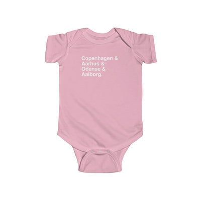 Cities Of Denmark Baby Bodysuit Scandinavian Design Studio