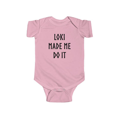 Loki Made Me Do It Baby Bodysuit Scandinavian Design Studio