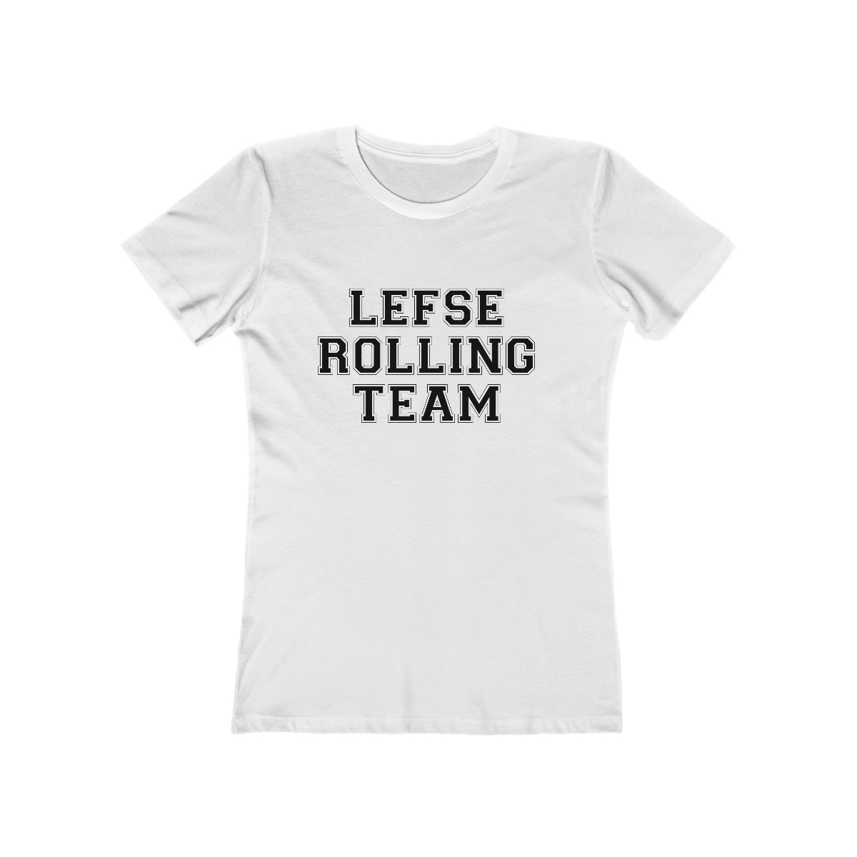 Lefse Rolling Team Women's Fit T-Shirt Scandinavian Design Studio