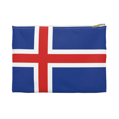 Icelandic Flag Accessory Pouch - Scandinavian Design Studio