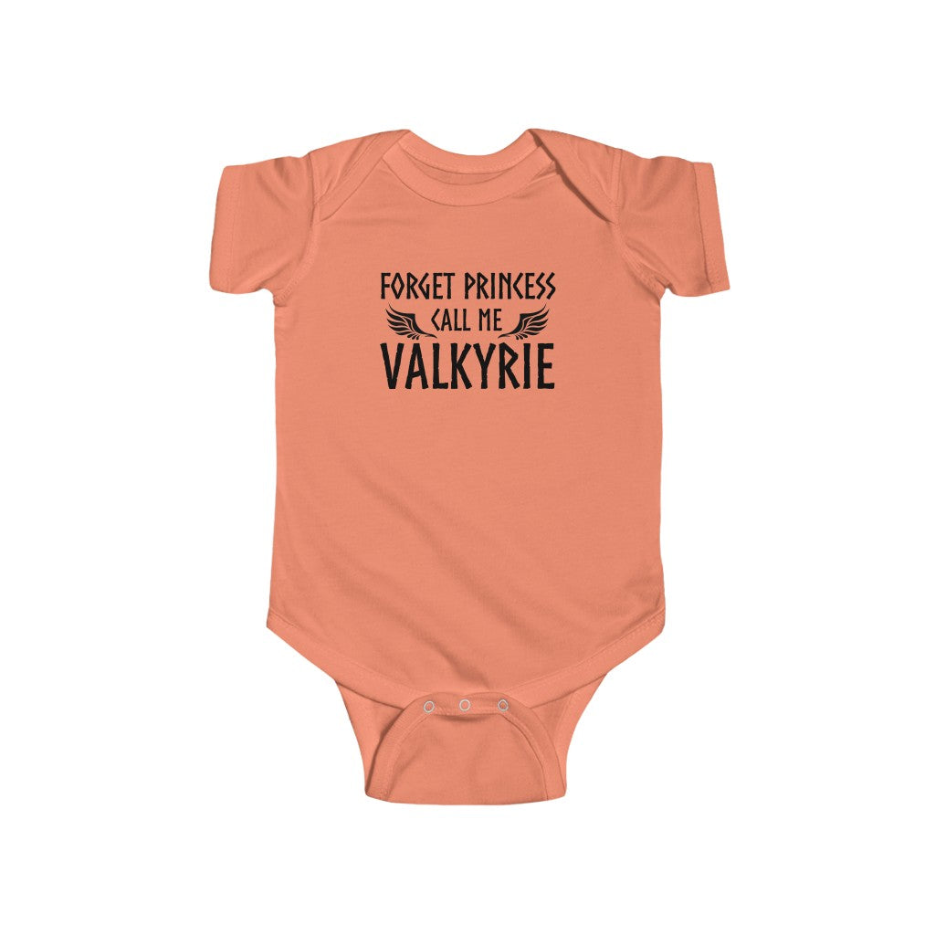 Forget Princess Call My Valkyrie Baby Bodysuit Scandinavian Design Studio