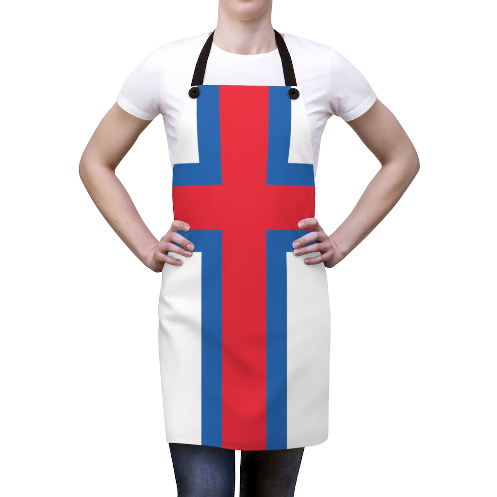 Faroese Flag Apron Scandinavian Design Studio