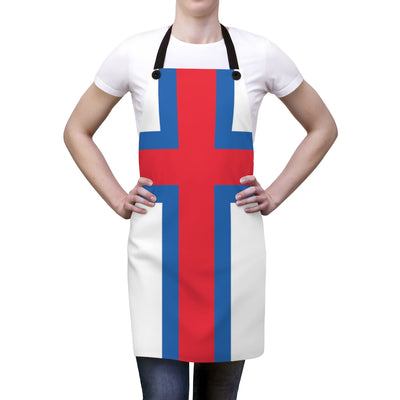 Faroese Flag Apron Scandinavian Design Studio