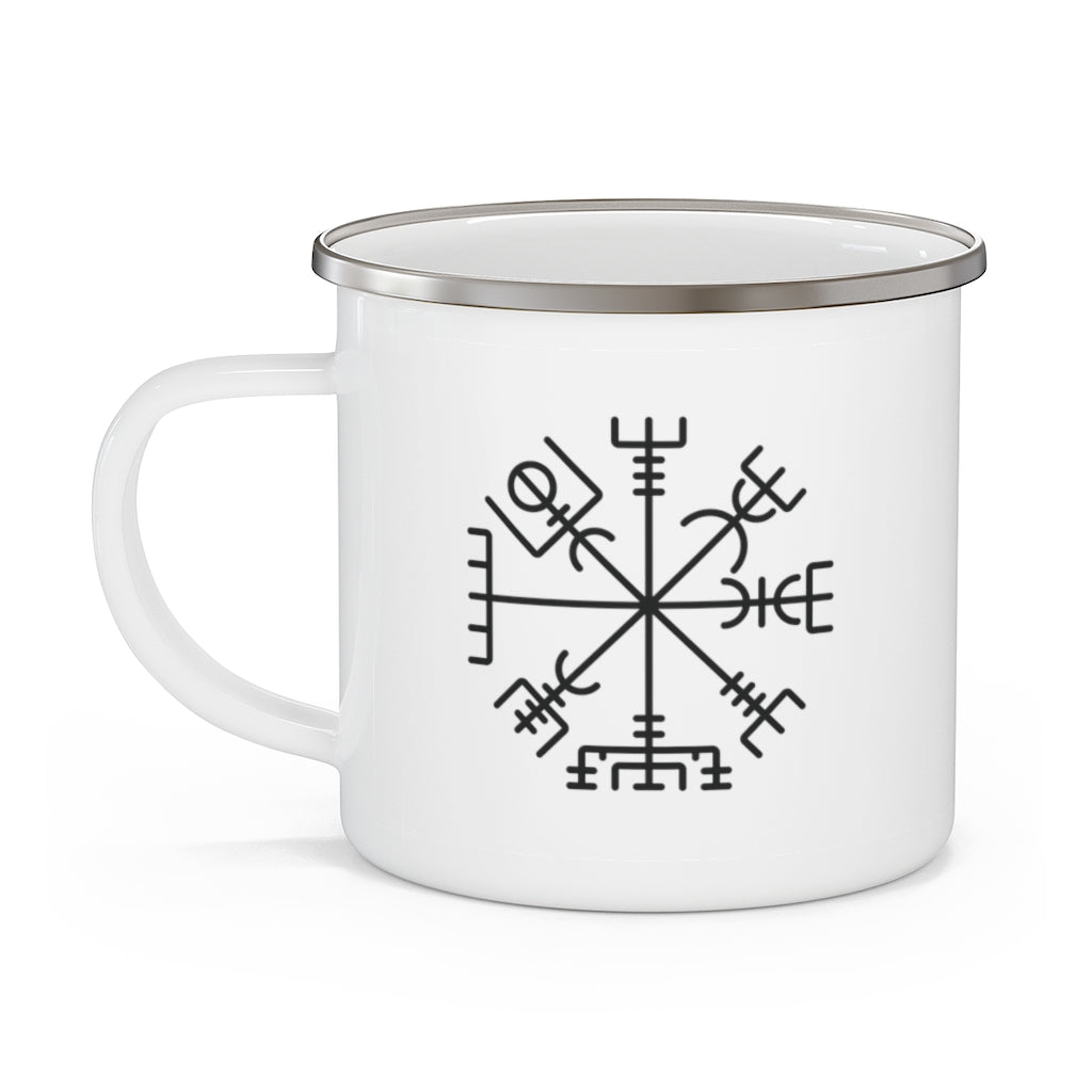 Vegvisir Viking Compass Camping Mug Scandinavian Design Studio