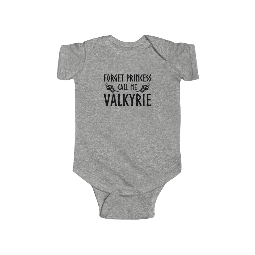 Forget Princess Call My Valkyrie Baby Bodysuit Scandinavian Design Studio