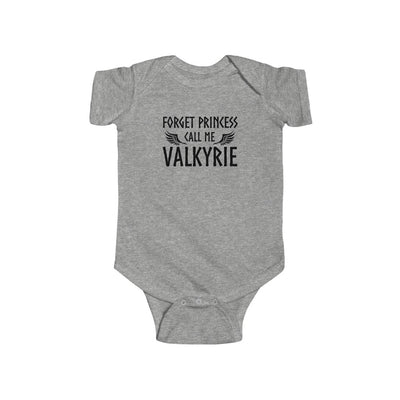 Forget Princess Call My Valkyrie Baby Bodysuit Scandinavian Design Studio