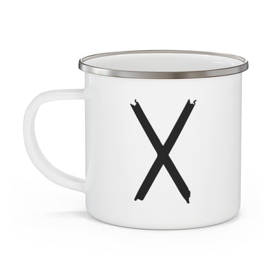 Gebo (Gift) Viking Rune Enamel Camping Mug Scandinavian Design Studio
